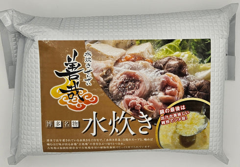 The taste of Mizutaki "Zenzai" Mizutaki