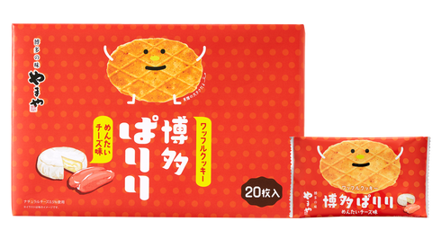 やまや 明太チーズワッフルクッキー 博多ぱりり 20枚入