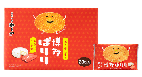 やまや 明太チーズワッフルクッキー 博多ぱりり 20枚入
