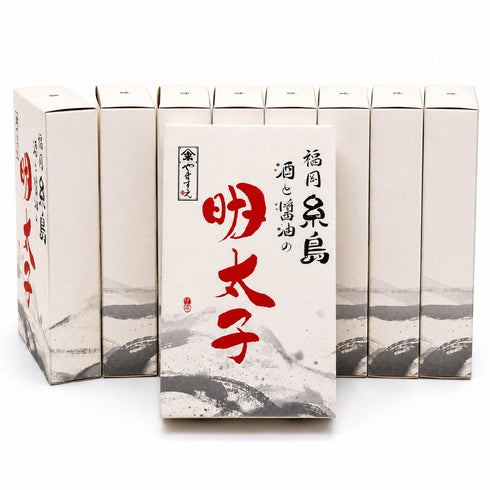 福岡 糸島 酒と醤油の辛子明太子 一本物 やますえ 100g