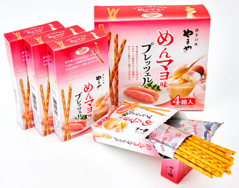 やまや めんマヨ味 プレッツェル 4箱入