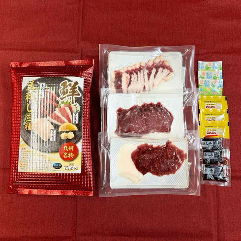 【鮮】馬刺し三種