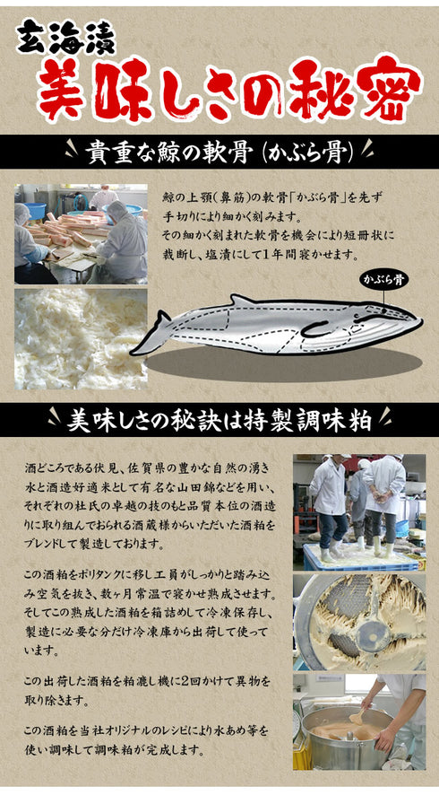 佐賀県 唐津名産 玄海漬 鯨軟骨粕漬