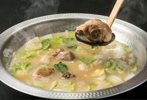 The taste of Mizutaki "Zenzai" Mizutaki